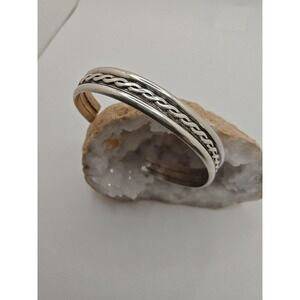 Vintage Navajo Sterling Silver rope bracelet.